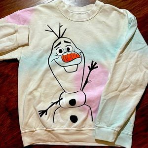 Disney frozen Olaf sweatshirt size M